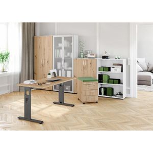 Produktbild für Aktenschrank Hammerbacher Serie 9 Advanced, aus Holz