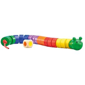 Produktbild für Motorikspielzeug Selecta 63005, Fädelraupe