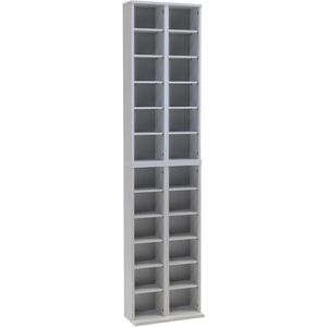Produktbild für CD-Regal VCM Almera, 906079, weiß