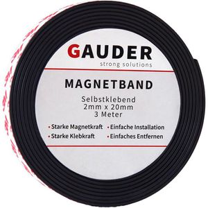 Magnetband Gauder 181303, schwarz