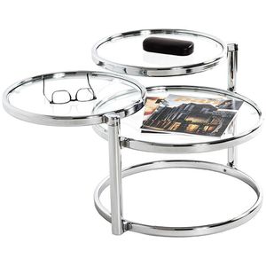 Produktbild für Couchtisch Haku-Möbel 64830, Ottawa, transparent