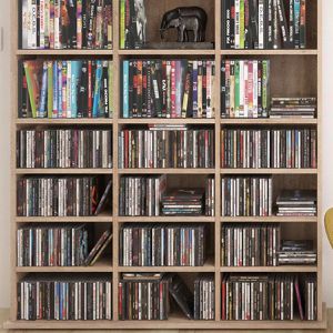 Produktbild für CD-Regal Vicco Jukebox, sonoma eiche