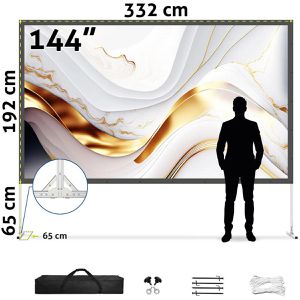 Produktbild für Beamer-Leinwand ESMART Professional MIMOBI