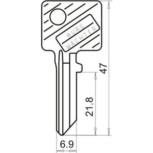 Produktbild für Vorhängeschloss Burg-Wächter Quadro 22240SB, 40mm