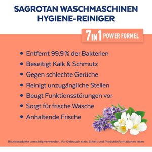 Produktbild für Waschmaschinenreiniger Sagrotan 7in1, Hygienereiniger