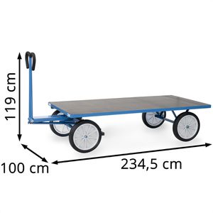Produktbild für Handwagen Fetra 6406V, mit Plattform
