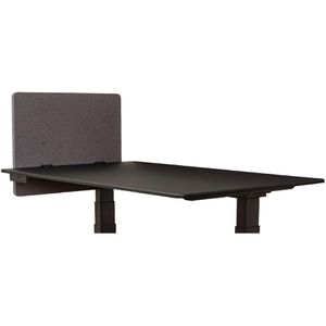 Produktbild für Tischtrennwand Luxor RCLM-SP-SG, schiefergrau