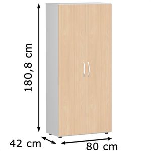 Produktbild für Aktenschrank Geramöbel Flex, aus Holz