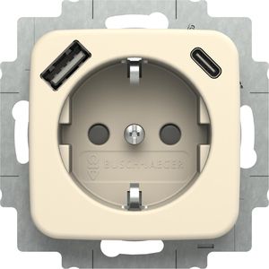 Steckdose Busch-Jaeger 20 EUCB2USBAC-212, Duro 2000, Unterputz