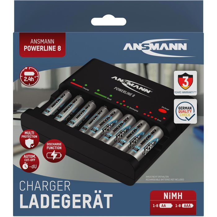 ANSMANN Powerline 5 Pro Akku-Ladegerät Mit