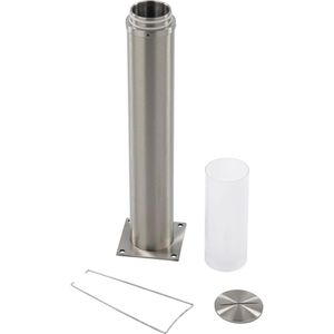 Produktbild für Wegeleuchte SLV Big Nails 50, silber, mit 230 V Netzstrom