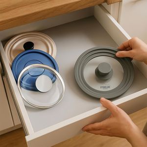 Produktbild für Topfdeckel STONELINE 13406 mit Silikonring, Universaldeckel