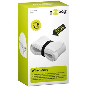 Produktbild für Kabelschlauch Goobay 51918, weiß