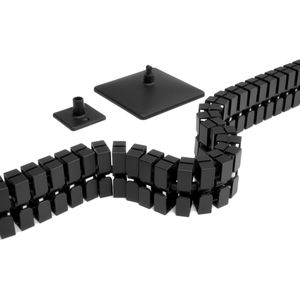 Kabelführung Actiforce CM007-11, zum Anschrauben, schwarz