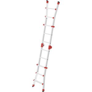 Produktbild für Teleskopleiter Hailo M80, 7512-007, Länge 2,66m