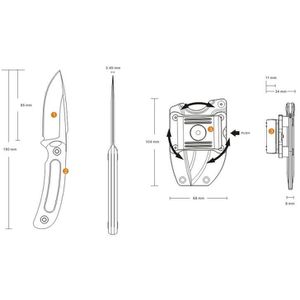 Produktbild für Jagdmesser Ruike Hornet F815