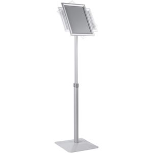 Produktbild für Infoständer Böttcher-AG aus Aluminium, silber, A4