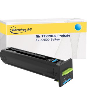 Produktbild für Toner Böttcher-AG für Lexmark 72K2XC0 Prebate