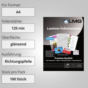 Produktbild für Laminierfolien LMG DIN A4