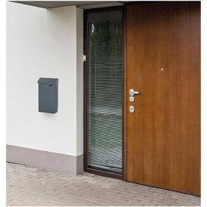 Produktbild für Briefkasten SafePost ScanPro 958 RAL 7016 anthrazit, aus Stahl