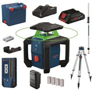 Produktbild für Rotationslaser Bosch 0615A500DG, PRO GRL18V-3-31G, Set