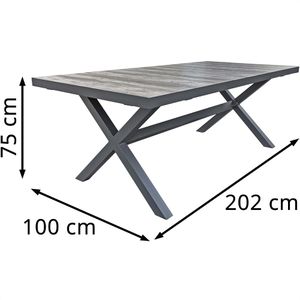 Produktbild für Gartentisch Garden-Pleasure RANA, Keramik