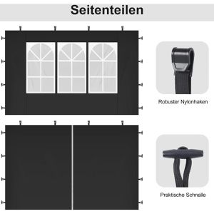 Produktbild für Pavillon Sekey GZ85, schwarz