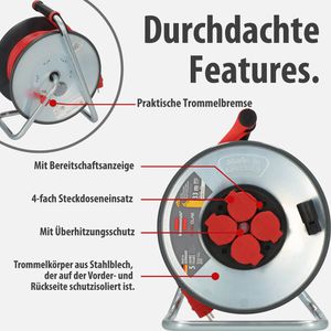 Produktbild für Kabeltrommel Brennenstuhl Professional SC3110, für außen IP44