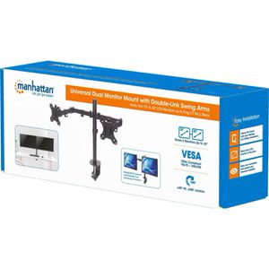 Produktbild für Monitorhalterung Manhattan 461528, VESA 75x75 &amp; 100x100 mm