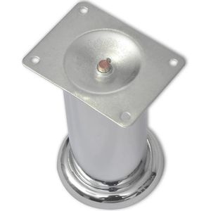 Produktbild für Möbelfuß vidaXL 242158, silber, Metall
