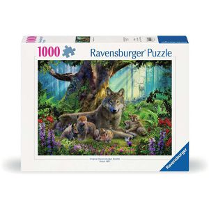 Produktbild für Puzzle Ravensburger 12000477, Wölfe im Wald
