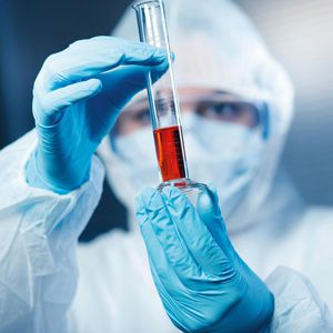 Produktbild für Einmalhandschuhe Franz-Mensch Super High Risk, blau, 50 Stück