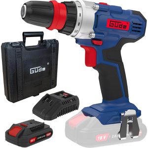 Akku-Bohrschrauber Güde BS 18-201-30K II, 58526