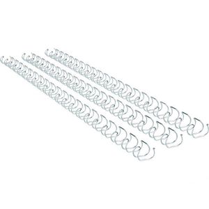 Drahtbinderücken GBC IB160837, silber, für A4