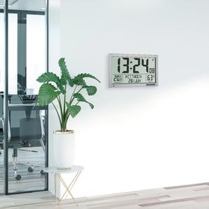 Produktbild für Wanduhr TFA 60.4517.54, Kunststoff, digital, Funkuhr