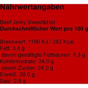 Produktbild für Fleischsnack Jack-Links Beef Jerky Sweet &amp; Hot