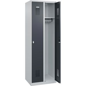 Spind CP-Möbel Basis PLUS, anthrazit