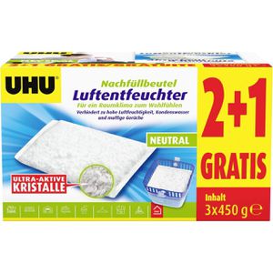 Luftentfeuchter-Granulat UHU 47255, 2+1 Gratis