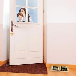 Produktbild für Schuhabstreifer Relaxdays aus Holz, für außen