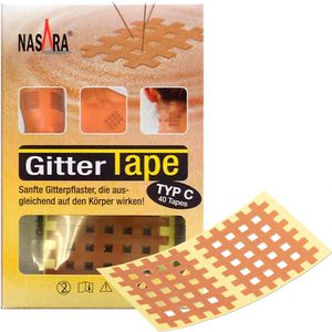 Gittertape Nasara Typ C, 40 Strips