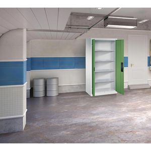 Produktbild für Werkzeugschrank CP-Möbel 8922-052, aus Metall, grau / grün