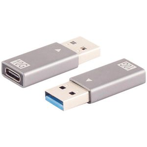USB-Adapter S-Conn 14-05033, silber
