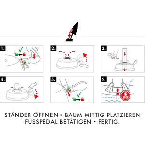 Produktbild für Weihnachtsbaumständer Krinner 94225, Comfort Grip M, grün