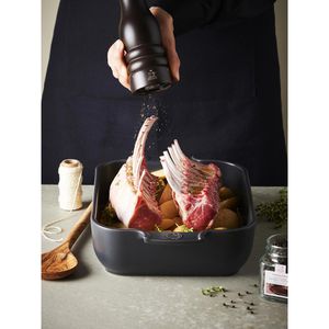 Produktbild für Auflaufform Peugeot Appolia 60022, schiefergrau, aus Keramik