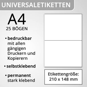 Produktbild für Universaletiketten Herma 10910 Special, weiß