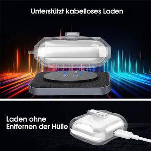 Produktbild für Ladecase-Hülle Fintie Robuste Hülle, mit MagSafe, transparent