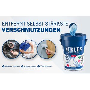 Produktbild für Reinigungstücher Scrubs 042272, In-a-Bucket, Original, feucht