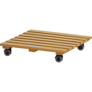 Pflanzenroller Lechuza Natural Wood 16781, bis 80kg, 37 x 37cm