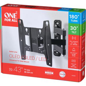 Produktbild für TV-Wandhalterung One-For-All Solid Line, WM4251, schwarz