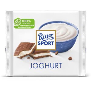 Ritter-Sport Tafelschokolade Joghurt, Großtafel, 250g